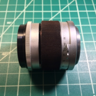The mount part of the lens can be slid off